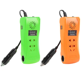 

200W Power Inverter Digital Display with Sufficient Durability and Ruggedness DC 12V 24V to AC 220V MSW Car Truck Inverter