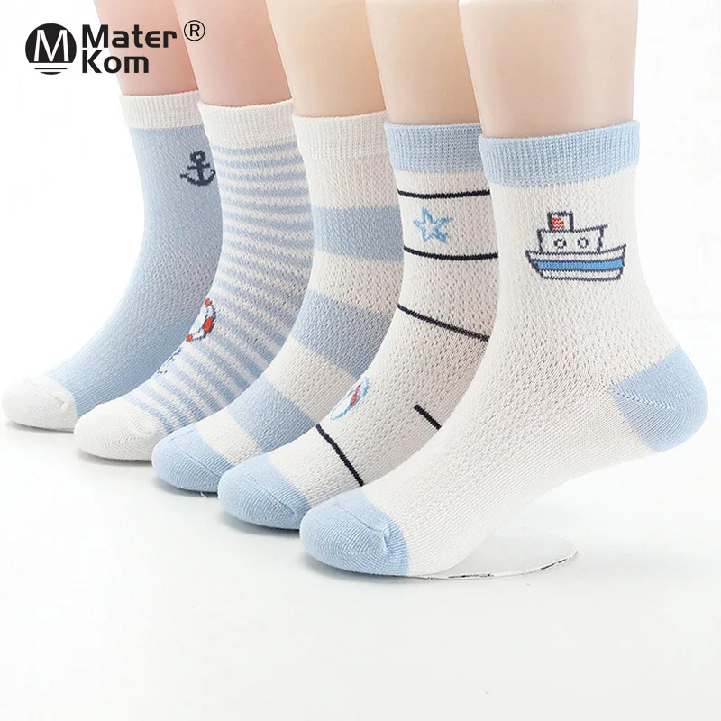 5 пар носки для маленьких мальчиков и девочек весенние летние новорожденных Meias
