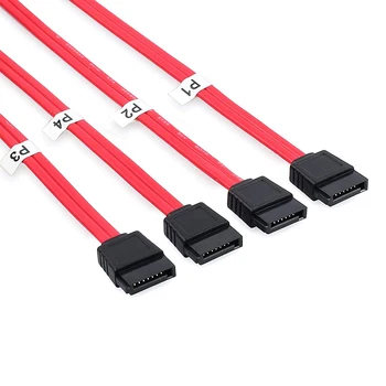 

Mini SAS 10Gbps SFF-8087 36Pin to 4 SATA Hard Drive Splitter Cable 1.0M PR Sale