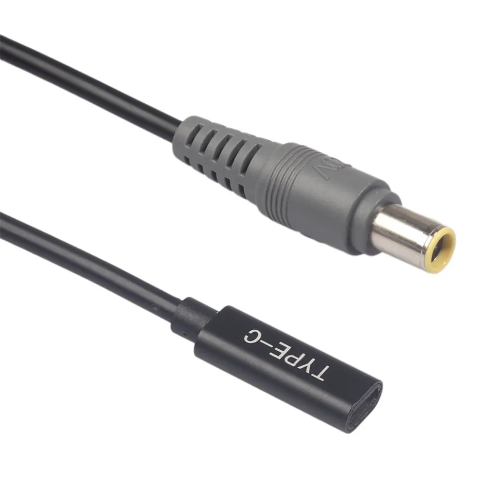 USB 3 1 Type C Female USB to DC 7 9 5 5mm Male Adapter Power 2