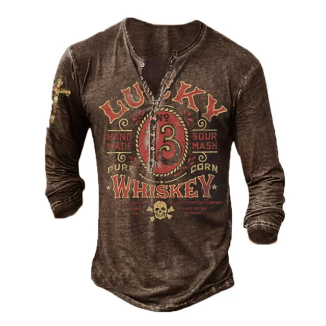 Bababuy High Quality Imitation Cotton T Shirts Men Long Sleeve Punk Style Tops Oversized V Collar 66 3D Printed T Shirts CT07