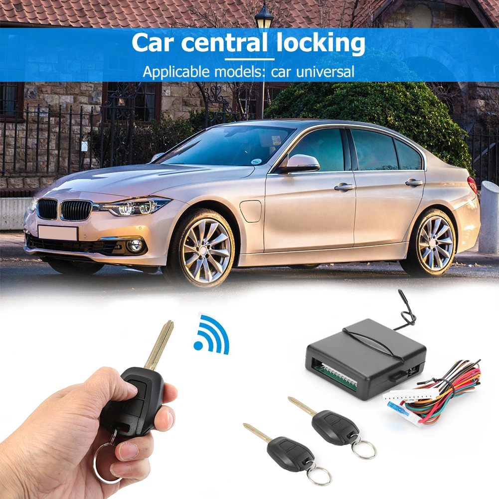 

Keyless Entry Alarm System Controller Universal Automobiles Remote Central Door Locking Kit Waterproof Car Accessories