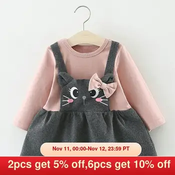 

Melario Baby Dresses New Casual Spring Baby Clothes Long Sleeve Mesh Patchwork Princess Dress Baby Girl Clothes