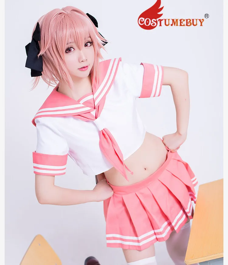 Костюм для косплея Fate/Apocrypha Astolfo Женский Школьный костюм девочек школьной формы