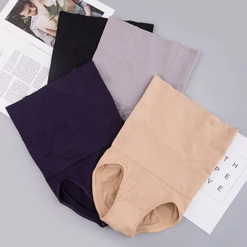 

High waist postpartum seamless belly pants belly pants traceless stomach belly lifting hip shaping body pants women's body