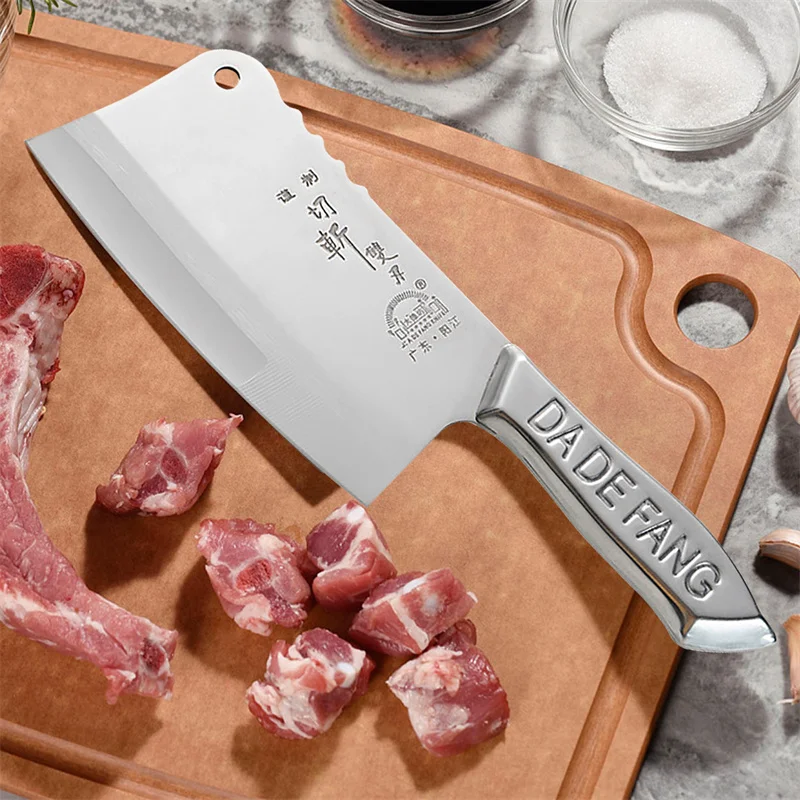 

Кухонный нож из нержавеющей стали, резец для овощей, мяса, нарезка, шеф-повара, бытовой острый нож для нарезания косточек, кухонный нож для го...