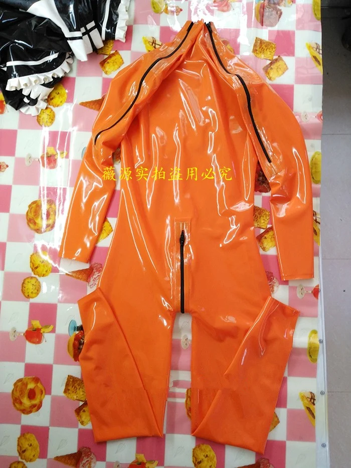 Body In Pelle Wetlook Sexy Donna - Con Cerniera, Latex Look, Per Serate Hot E Club - Foto 7