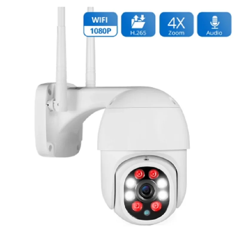 Yoosee 1080P PTZ Wifi IP Camera Outdoor 4X Digital Zoom AI Detect Wireless H.265 P2P 2MP Home Security CCTV | Безопасность и