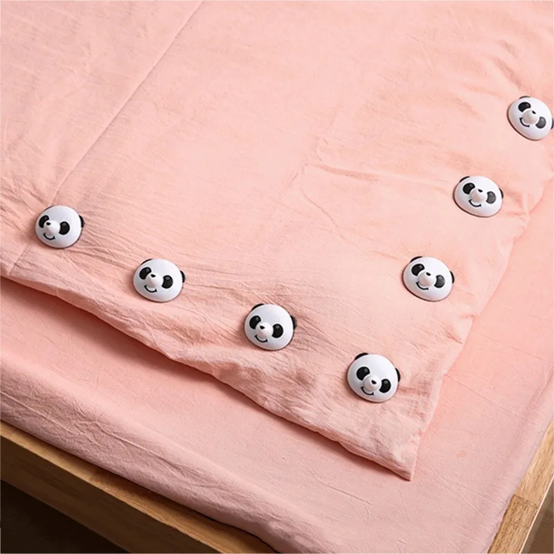 4/8pcs Panda Quilt Stand Slip-resistant Nordic Clips for Bed Sheet Blanket Clip Clothes Pegs Covers Fastener Holder 2021 | Дом и сад
