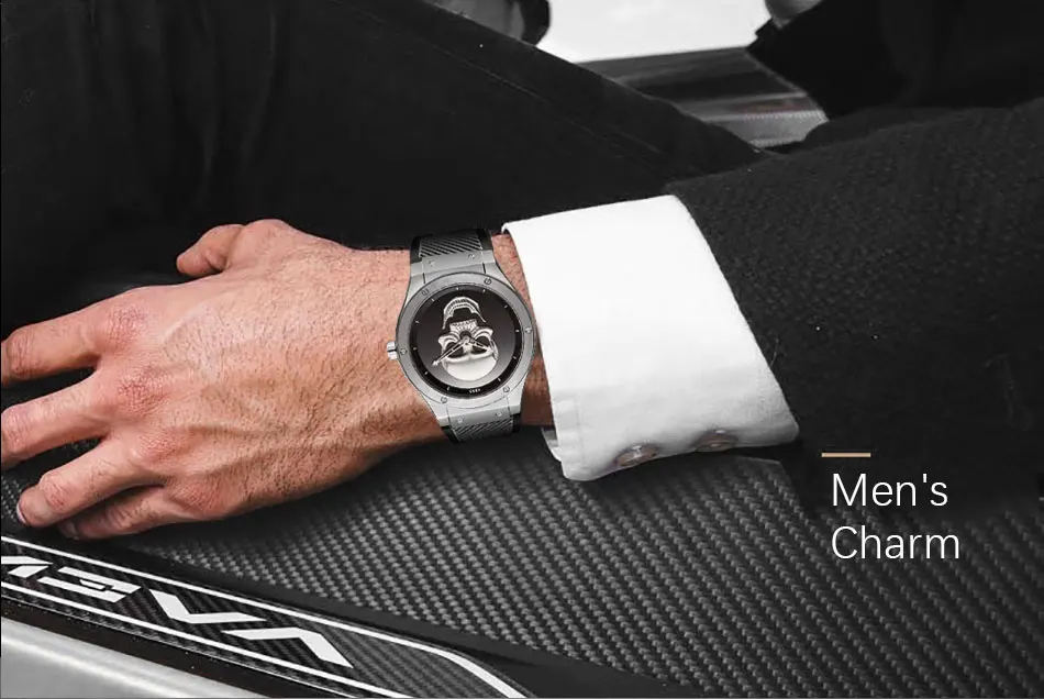 Relogio Masculino, LIGE, Креативные мужские часы с 3D черепом, лучший бренд, роскошный силиконовый ремешок, водонепроницаемые мужские часы, спортивные часы для отдыха