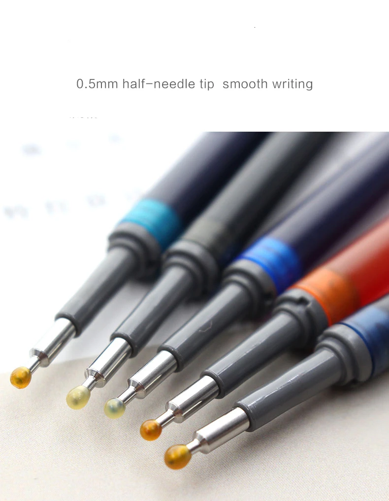 JIANWU Japan Pentel прозрачный цветной стержень сменный гелевый карандаш Ограниченная серия пресс-ручка BLN75 нейтральная ручка kawaii школьные принадлежности 0,5 мм