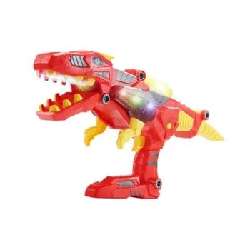 

Tyrannosaurus Rex Stewart Transform Toy Dinosaur Multifunctional Sound and Light Electric Toy Colorful