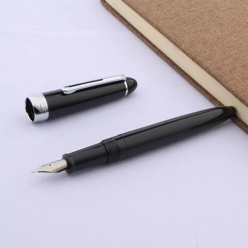 Высокое качество Jinhao 992 пластиковые фонтанные PenPlstic серебряный зажим цвет отжима