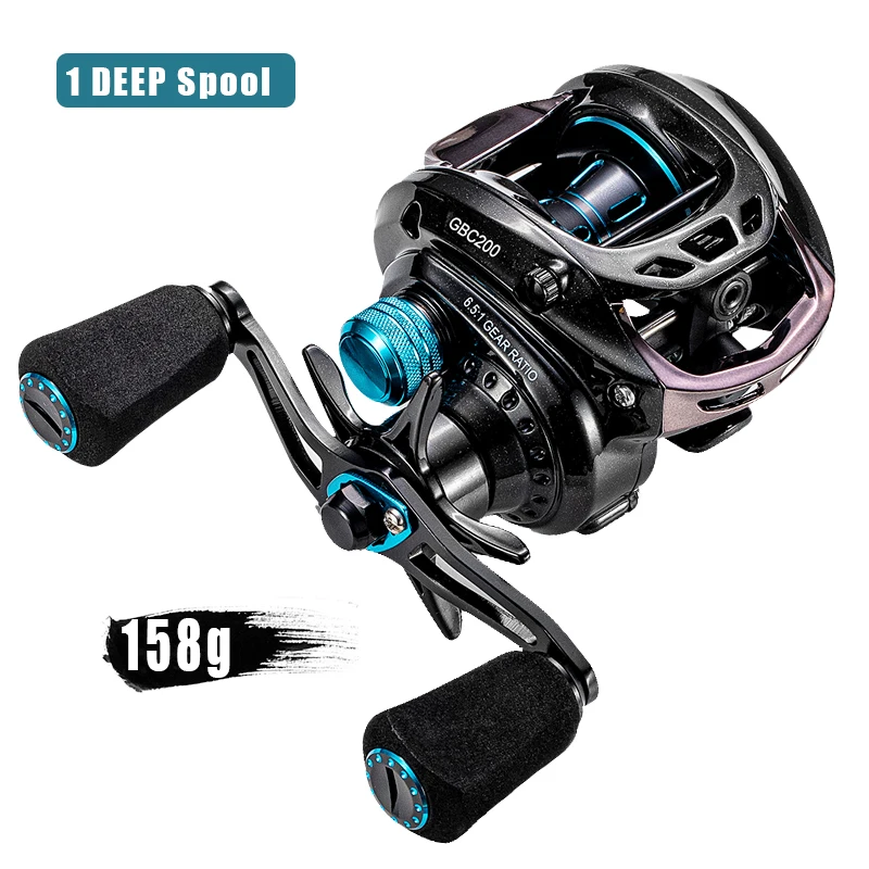 パイオニアGBC200 ベイトリール 右ハンドル 超軽量 161g QKUVFNWC