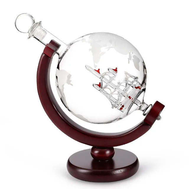 Globe wine bottle