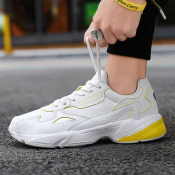 

2019 trend Korean version of the couple wild sports shoes running breathable men's shoes