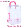 Clear hot pink