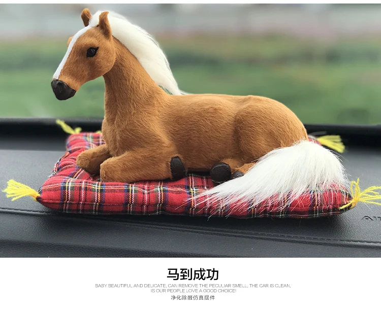 Car Ornament Plush Simulation Cute Sleeping Dog Puppy Dashboard Decoration Automobile Interior Home Decor Accessories Gifts Doll