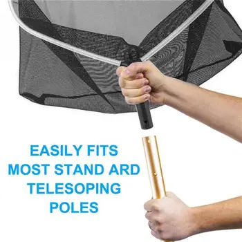 

Professional Swimming Pool Cleaning Net Aluminum Frame Fine Mesh Pool Fountain Large Aquarium Swimming Cleaning Accessories