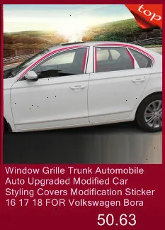 Автомобильный авто персонализированный Модернизированный хромированный автомобильный Стайлинг украшение стикер модификация полосы 18 19 для Volkswagen Bora