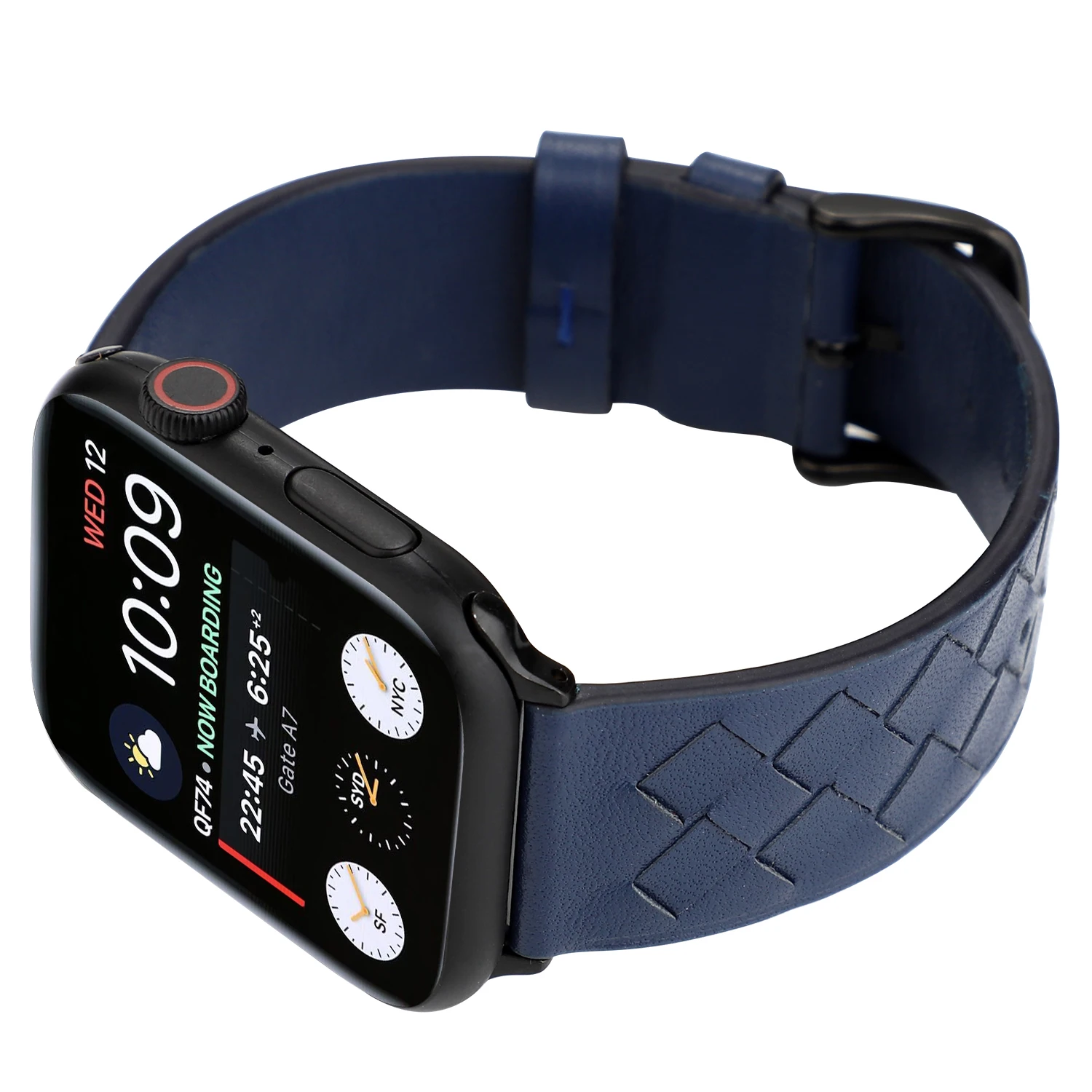 Ремешок из натуральной кожи для apple watch 5 apple watch 4 40 мм 44 мм 38 мм 42 мм креативный розовый сетчатый Браслет ремешок для iwatch 3 2