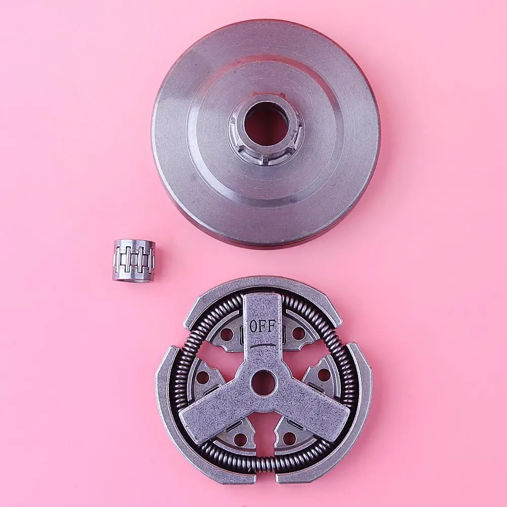 

3/8 7T Clutch Drum & Clutch & Needle Bearing Kit For Chinese Chainsaw 3800 Chainsaw Engine Motor Parts бензопила