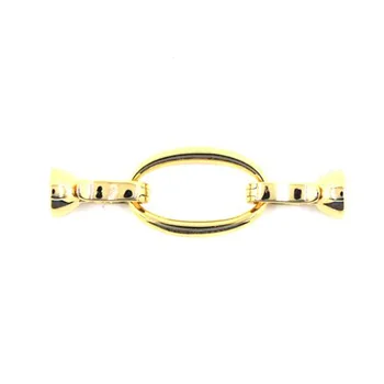 

Copper Clasps 18K Gold plated DIY Pearls Jewelry Fittings Fastener Connector Clasps For DIY Gems Pearls Necklace Bracelet Clasp