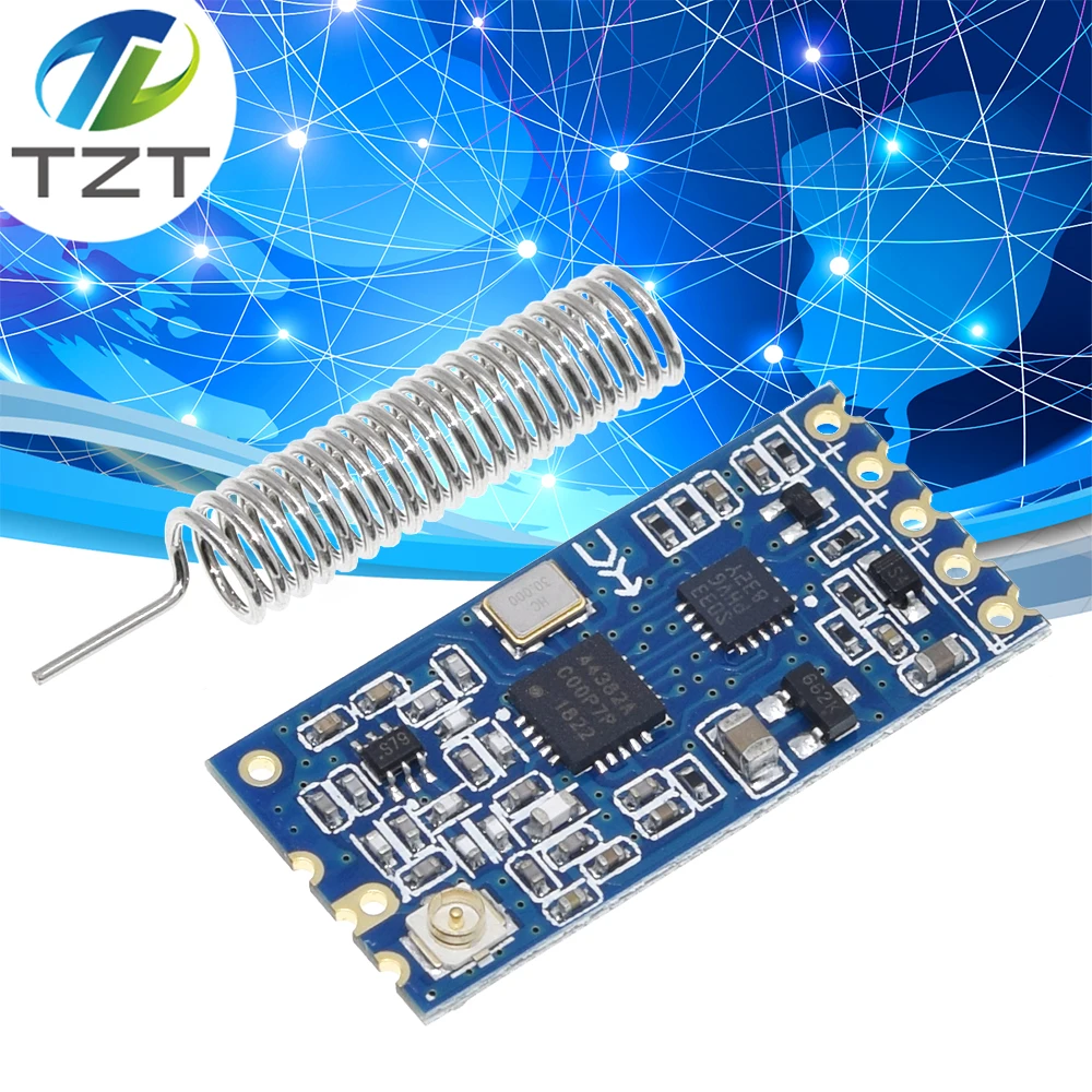 433 МГц SI4463 HC 12 беспроводной модуль последовательного порта 1000 м Замена Bluetooth|Интегральные схемы|   | АлиЭкспресс