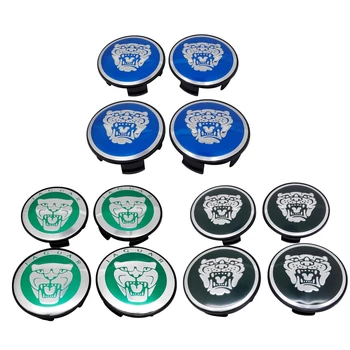 

4Pcs/set Car Wheel Center Hub Caps Covers for Jaguar XF XJ-S XJ-6 X-Type XE S-Type F-PACE F-Type XK8 XK XKR XFR Accessories