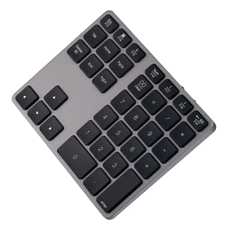  Aluminum Alloy 35 Keys Bluetooth Wireless Numeric Keypad Digital Keyboard for Windows IOS Mac OS An