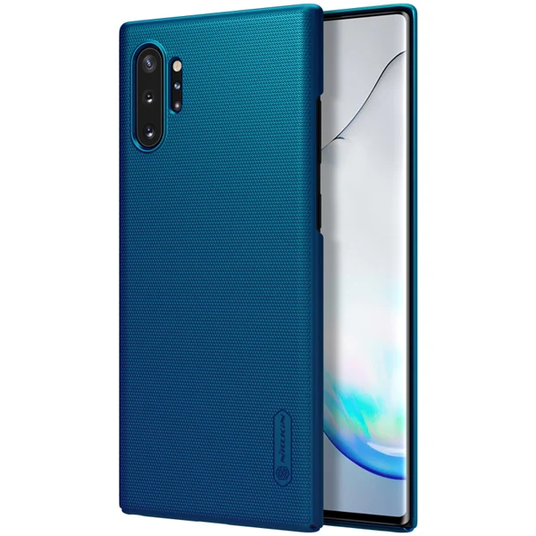Синий Для samsung Galaxy Note 10 чехол Note10 Plus чехол NILLKIN Супер Матовый Защитный пластиковый жесткий чехол для телефона Galaxy Note 10+ Plus - Цвет: Синий