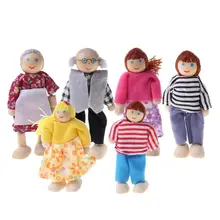 wooden family figures