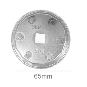 

Wrench Aluminum Oil Filter Wrench 65mm Side Cap Metal Practical and Durable 14 Flutes End Cap Auto Tool for Toyota Silvery