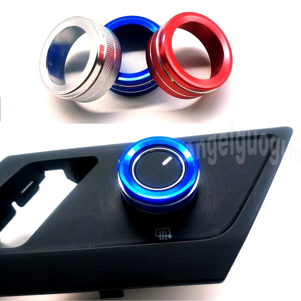 Rearview Mirror Adjustment Knob Button/Switch Covers Internal Decoration for VW Volkswagen Golf mk7 Polo 2015-2019