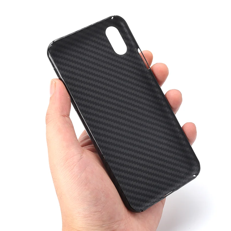 Ультра тонкая задняя крышка для iPhone Xs Max чехол роскошный чехол из углеродного волокна для iPhone 7 8 Plus X Xr Xs Max Funda противоударный чехол