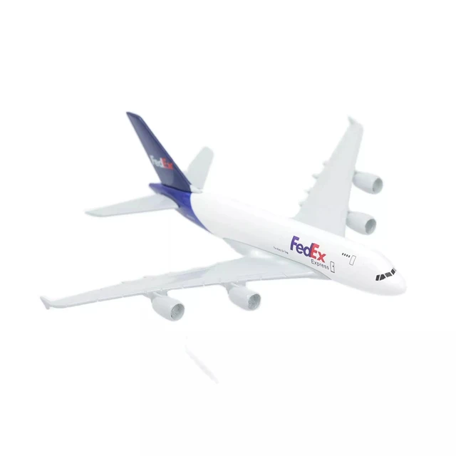 Emirates Airlines A380 Aircraft Model 15cm Alloy Aviation Collectible Diecast Miniature Ornament Souvenir Toys Fedex Cargo