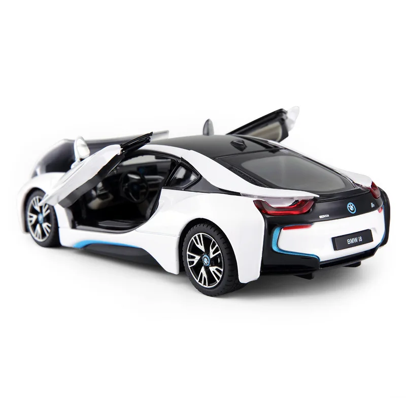 1:24 высокое моделирование BMW I8 сплав спортивный автомобиль статическая модель автомобиля подходит для сбора подарков