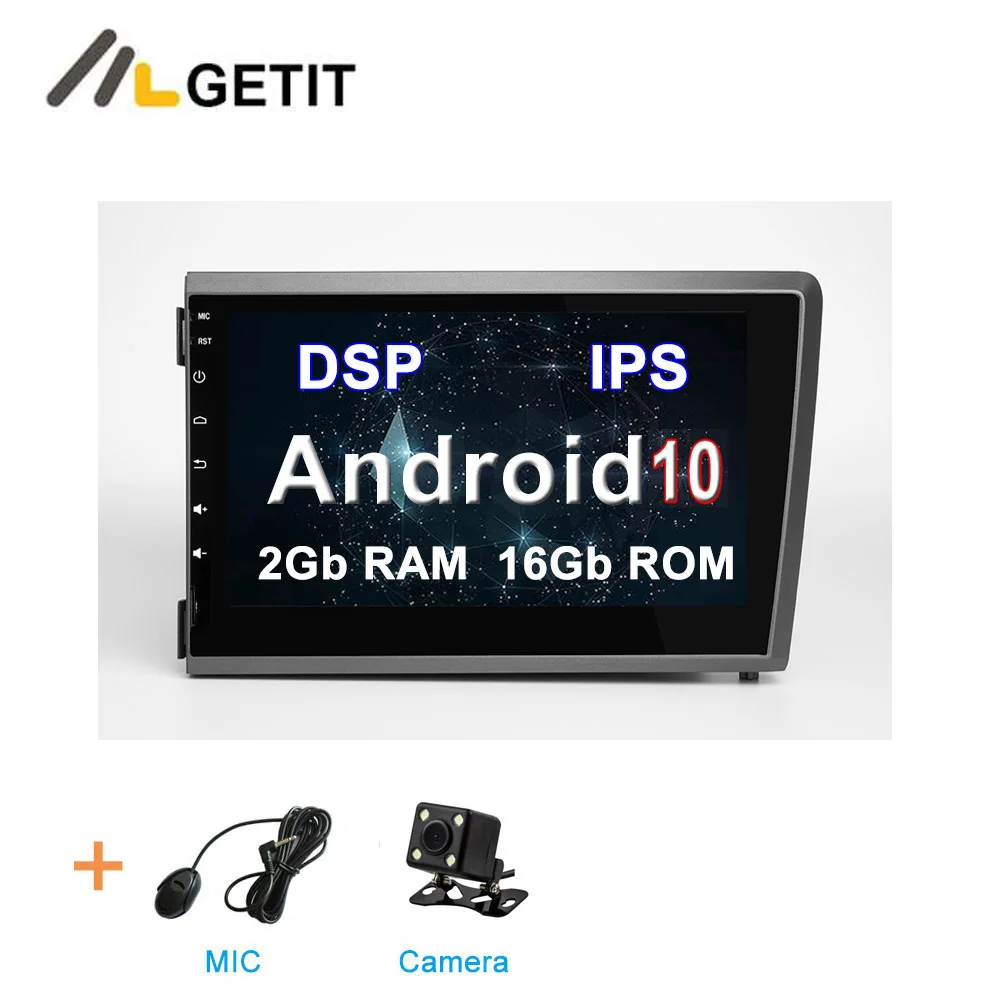 DSP 2G CAMERA Android 10 DSP ips Автомобильный gps стерео Мультимедиа Радио для Volvo S60 V70 XC70 2000-2004 - Цвет: DSP 2G CAMERA