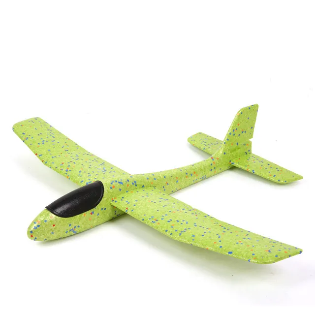 Children Hand Throw Flying Glider Planes Toys Kids Foam Aeroplane Model Children Outdoor Fun Toys Circling Airplane Model 35cm 1