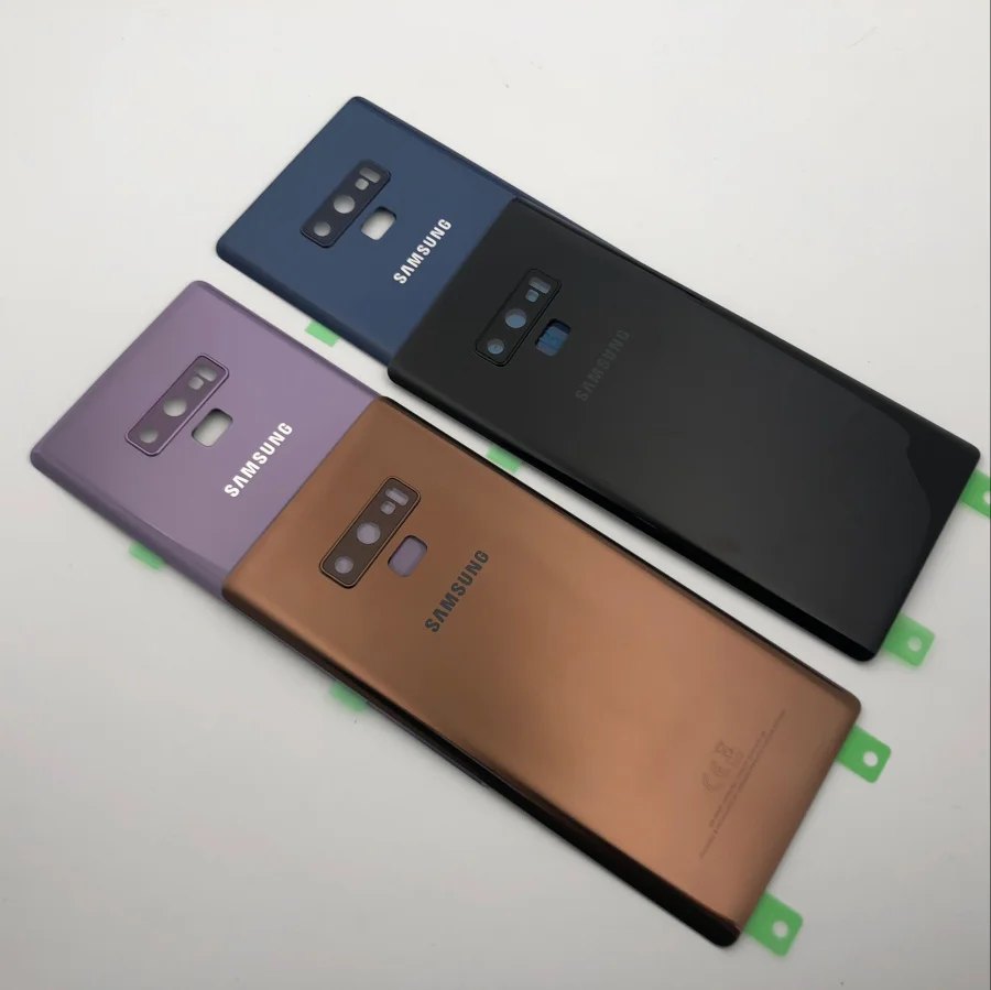 Заднее стекло для Samsung Galaxy Note 9 N960 N960F N960P|Корпусы и рамки мобильных телефонов| |
