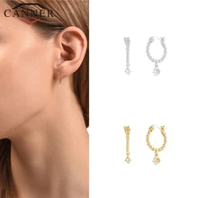 925 пробы серебряные серьги-кольца с пресноводным жемчугом для женщин INS простой: золото, серебро