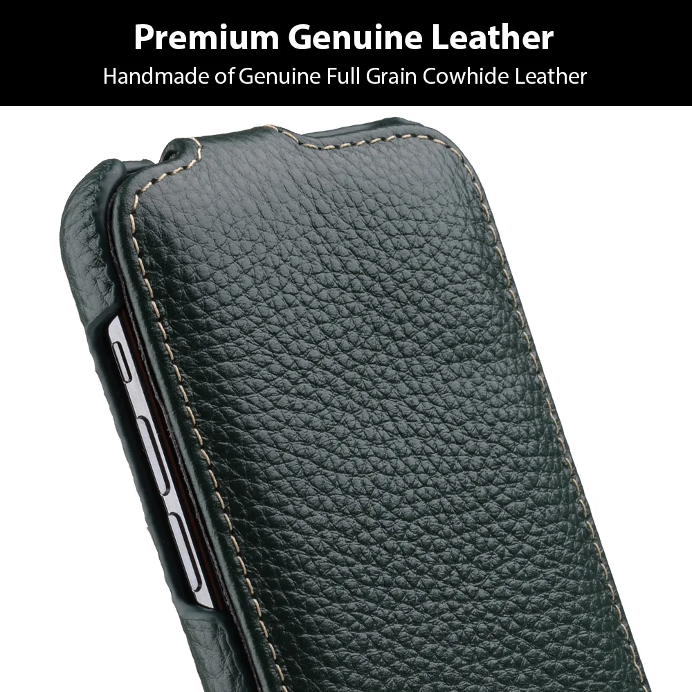 Case for iPhone 11 Pro X XS XR Max Luxury Genuine Leather Flip Cases Handmade Folio Leather Cover for iPhone 11