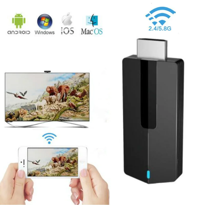 K9 4K беспроводной HDMI ТВ карта AnyCast 2 4G 5GHZ WiFi Дисплей приемник для тюнера Miracast