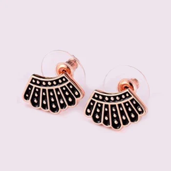 

Dissent Stud earrings Alloy Earring Ruth Bader Ginsburg Quote Stud