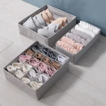 

3Pcs/set Underwear Box Bra Organizer Drawer Divider Closet Organizer Storage Sock Organizer Box Container Wardrobe Accessories