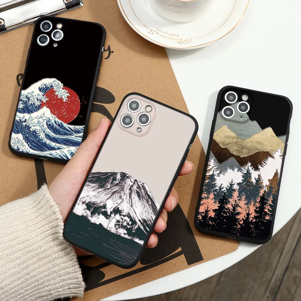 Модный чехол с 3D тиснением для iPhone 13 12 11 Pro X XS XR Max Mini SE 2020 7 8 6 6S Plus 5 дюймов рельефные