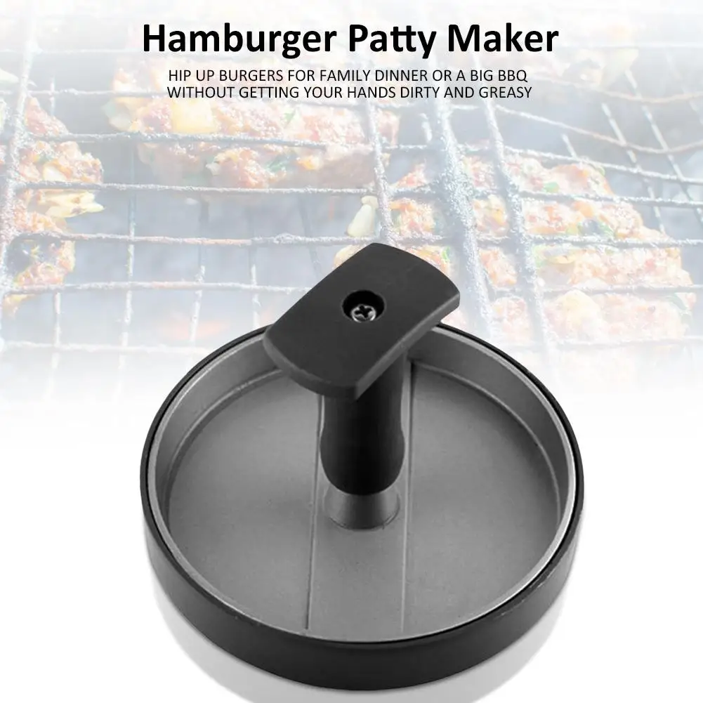 Пресс Для Гамбургеров Пэтти производитель антипригарное круглое мясо говядины форма для гриля с пластиковой ручкой домашние кухонные инструменты для приготовления пищи 30E