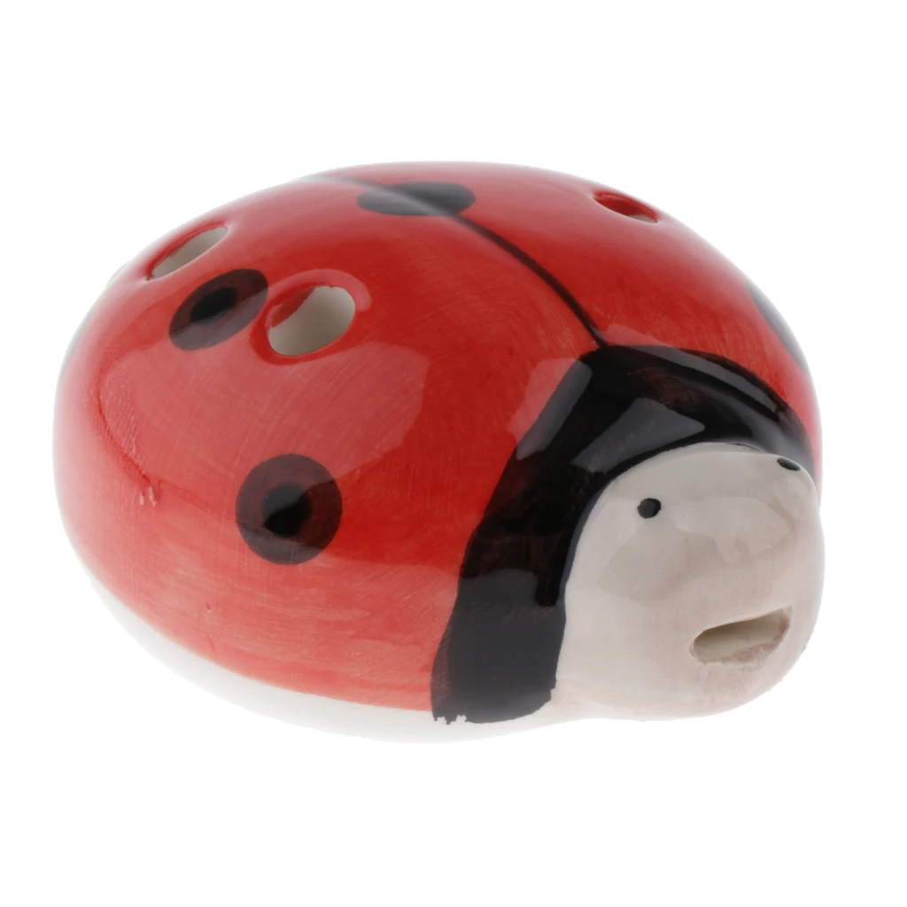 Cute Alto Ocarina 6 Holes Beatles Shaped Set, for Kids Children Beginners Musical Gift Craft