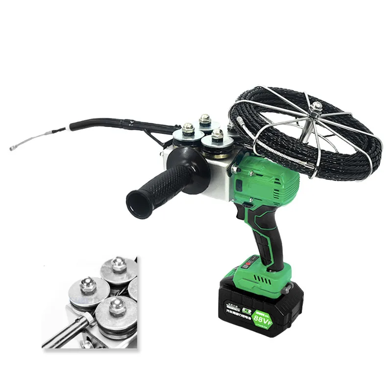 

Universal automatic stringing machine, charging line stringing machine, electrician concealed tube stringing machine