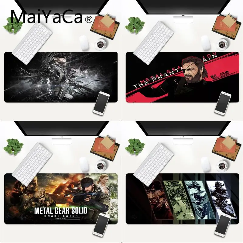 

MaiYaCa Metal Gear Solid Rubber Pad to Mouse Game Anti-slip Rubber Gaming Mouse Mat xl xxl 600x300mm for Lol world of warcraft